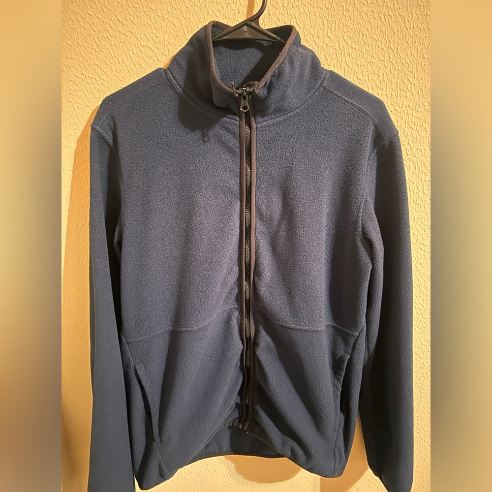Russell Athletic Blue Zip Up Sweater